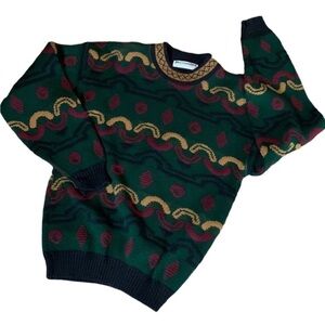 Vintage Eric Rhodes abstract design crewneck sweater Size Medium Made in USA